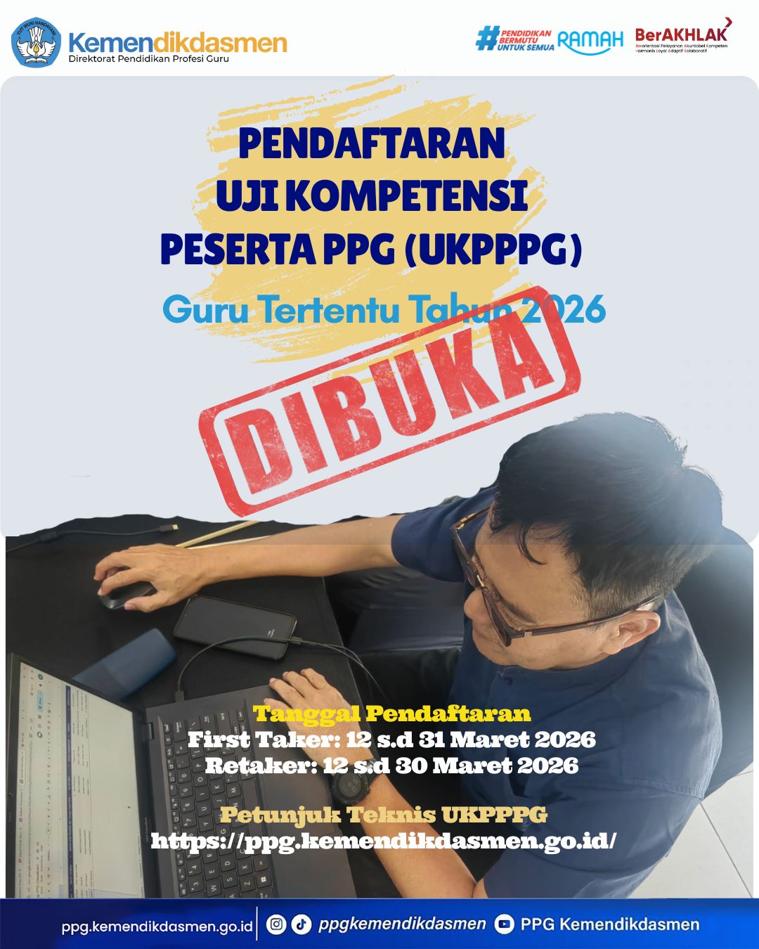 Pendaftaran UKPPPG Periode 2 Tahun 2026
